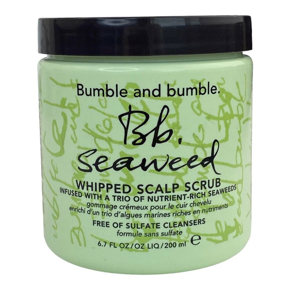 Bumble and Bumble Seaweed Whipped Scalp Scrub 6.7 oz Nutrient Infused‎ Seaweeds
